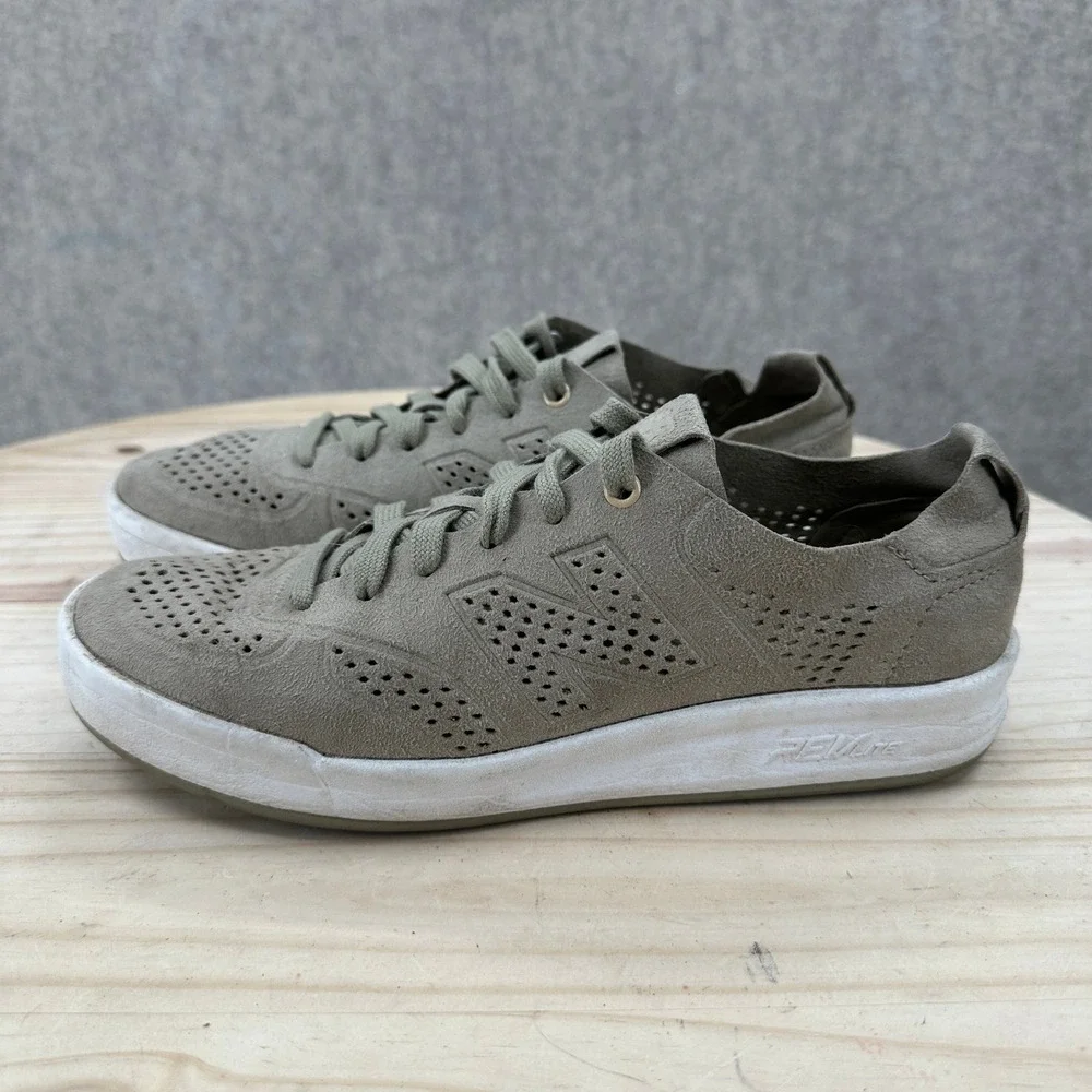 New Balance CRT300 Deconstructed Sneakers Womens 7.5 Olive Green Suede Low Top